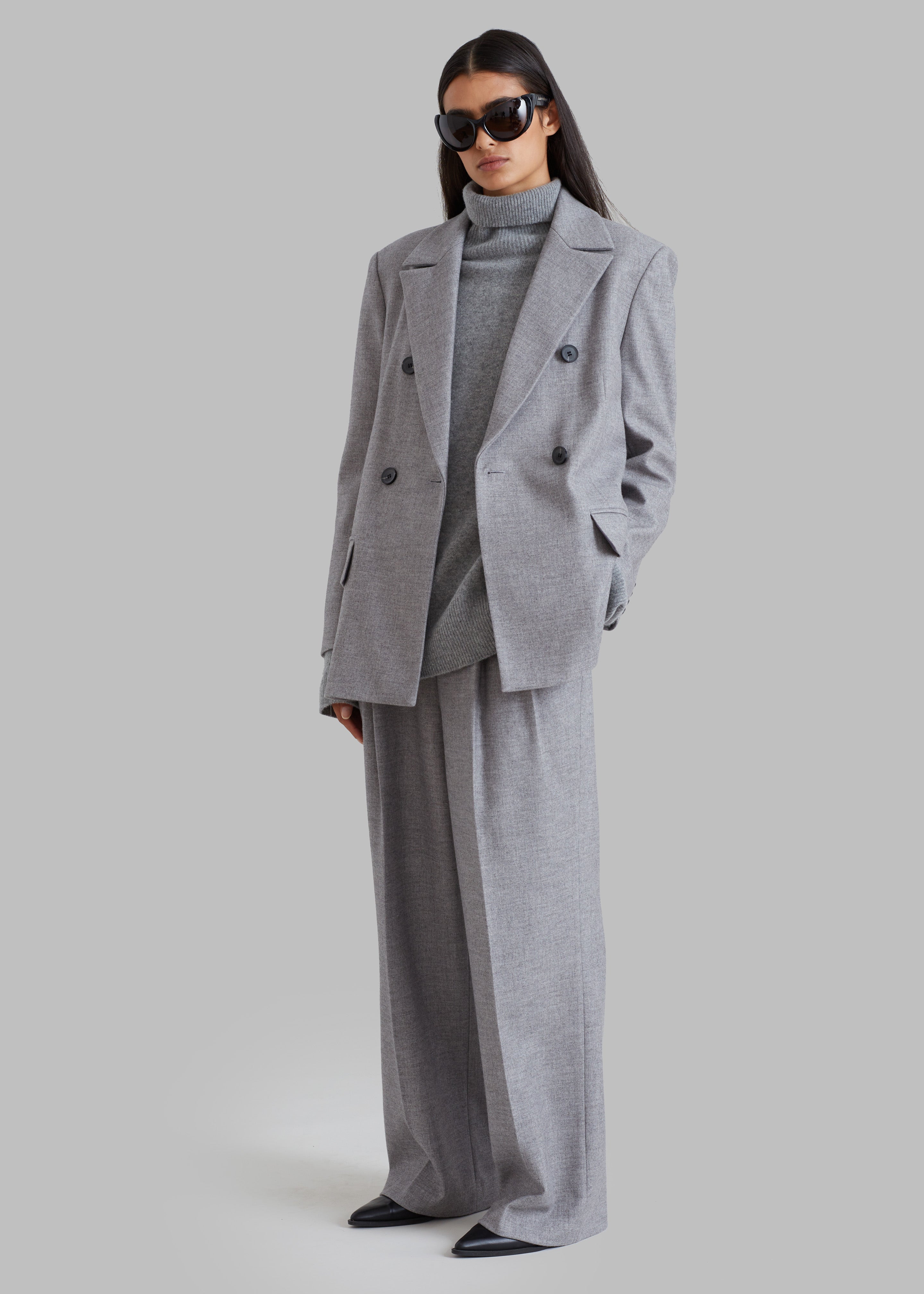 Stine Blazer - Grey - 1