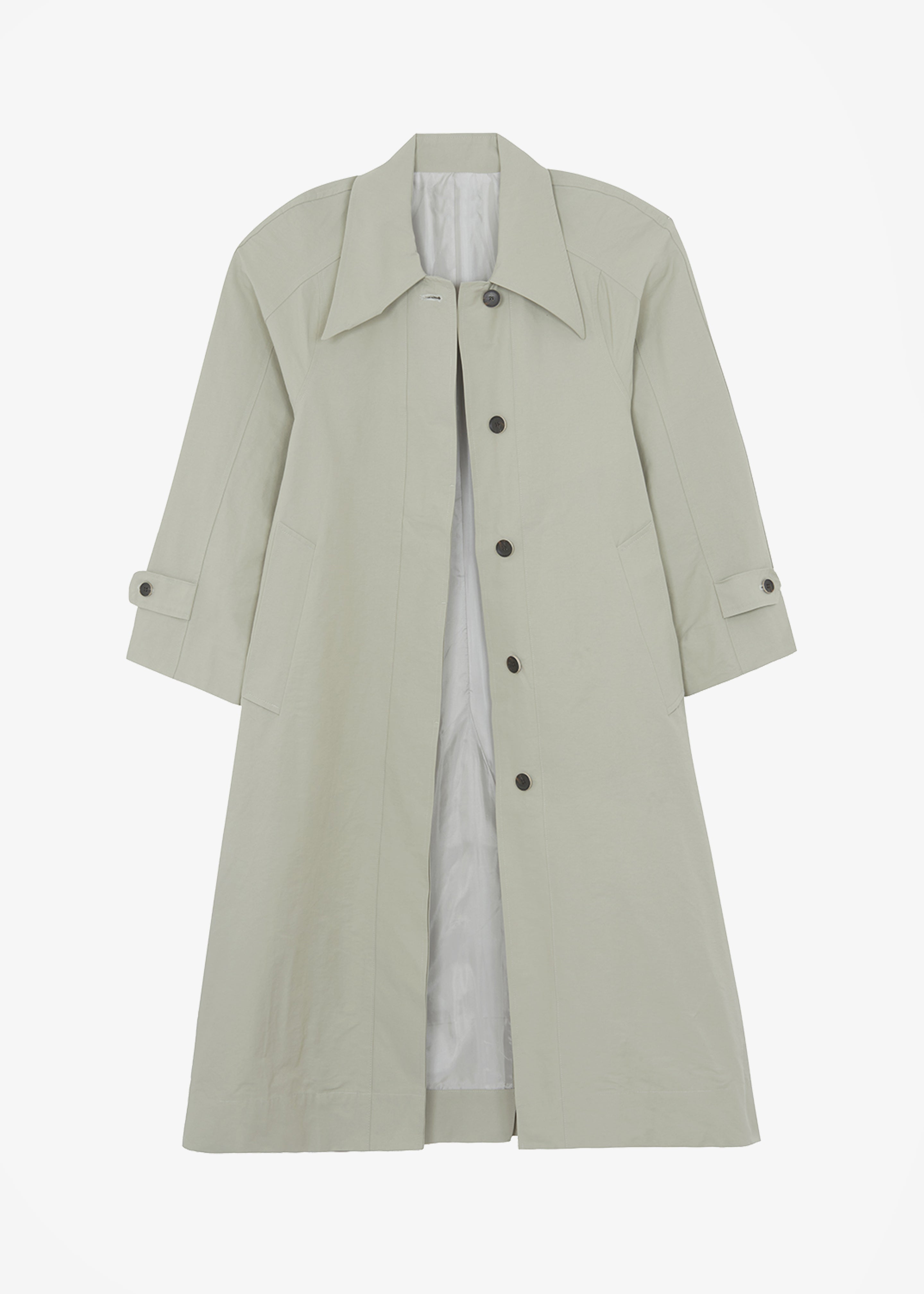 Tal Trench Coat - Pale Khaki - 7