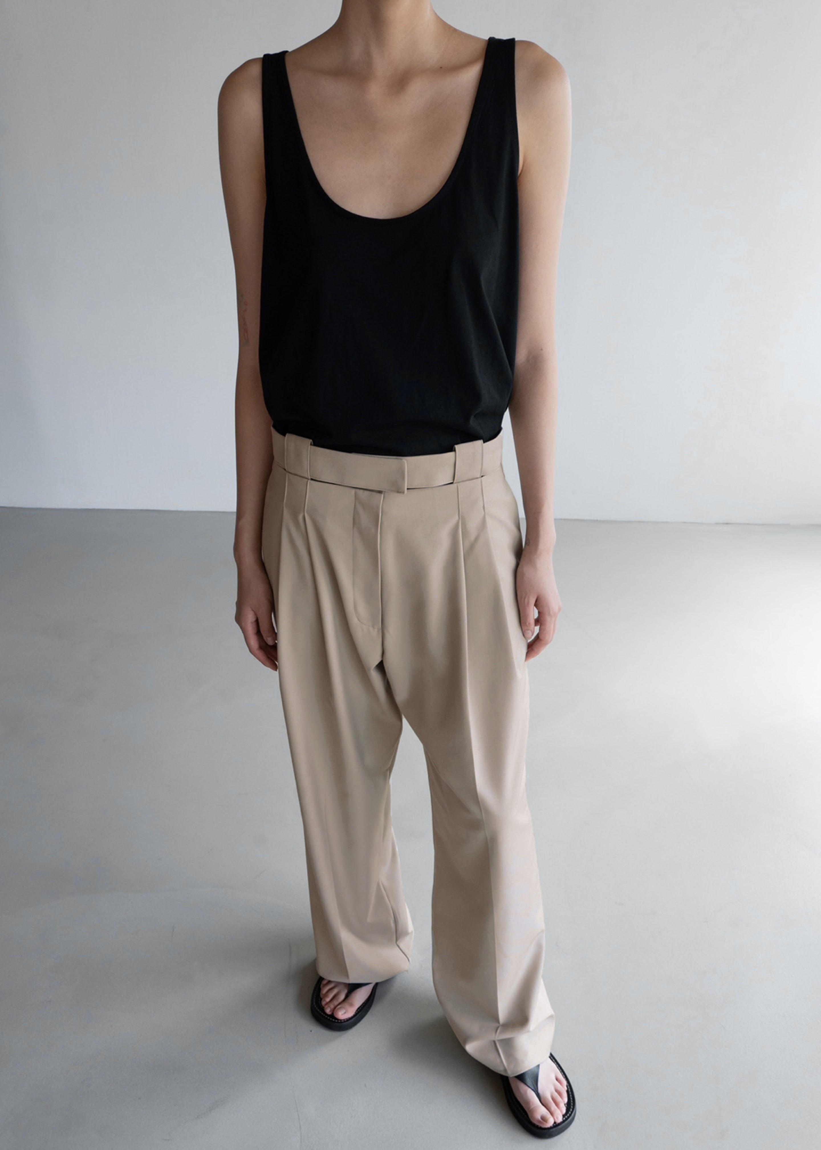 Tate Trousers - Beige - 4