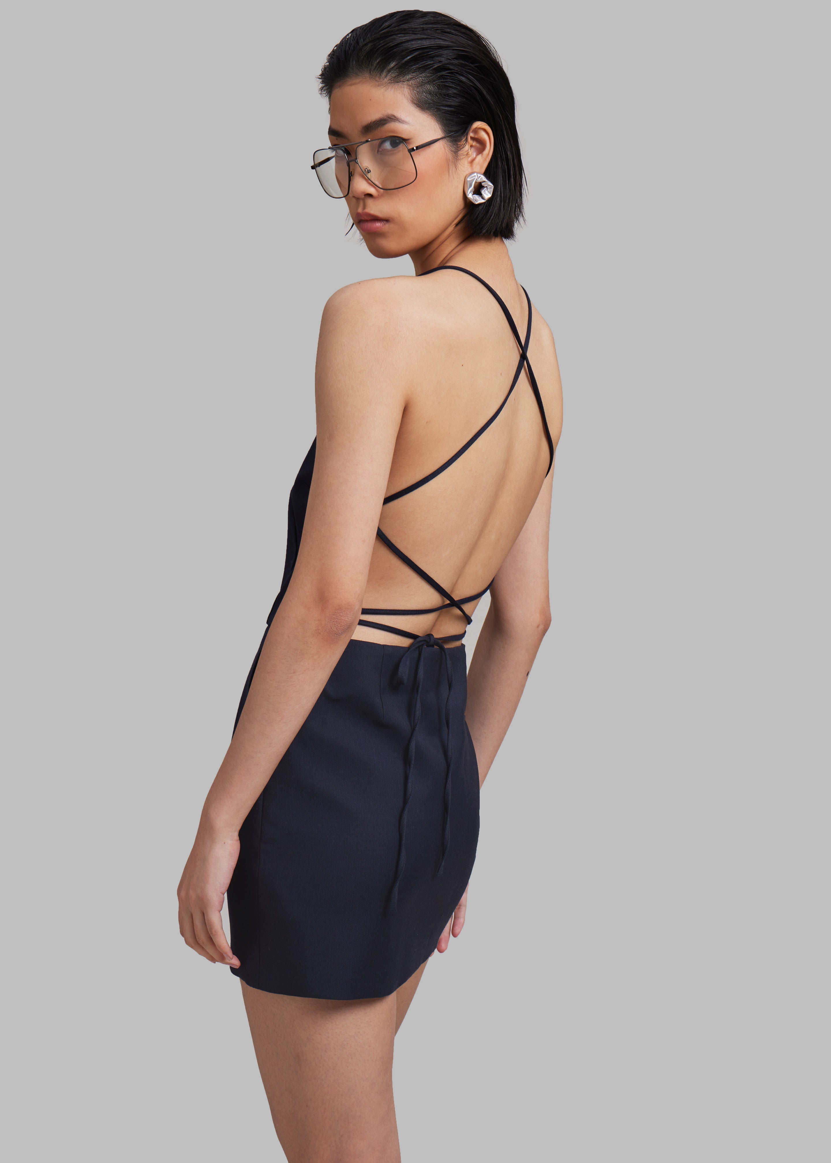The Garment Pluto Front Dress - Midnight Blue - 2
