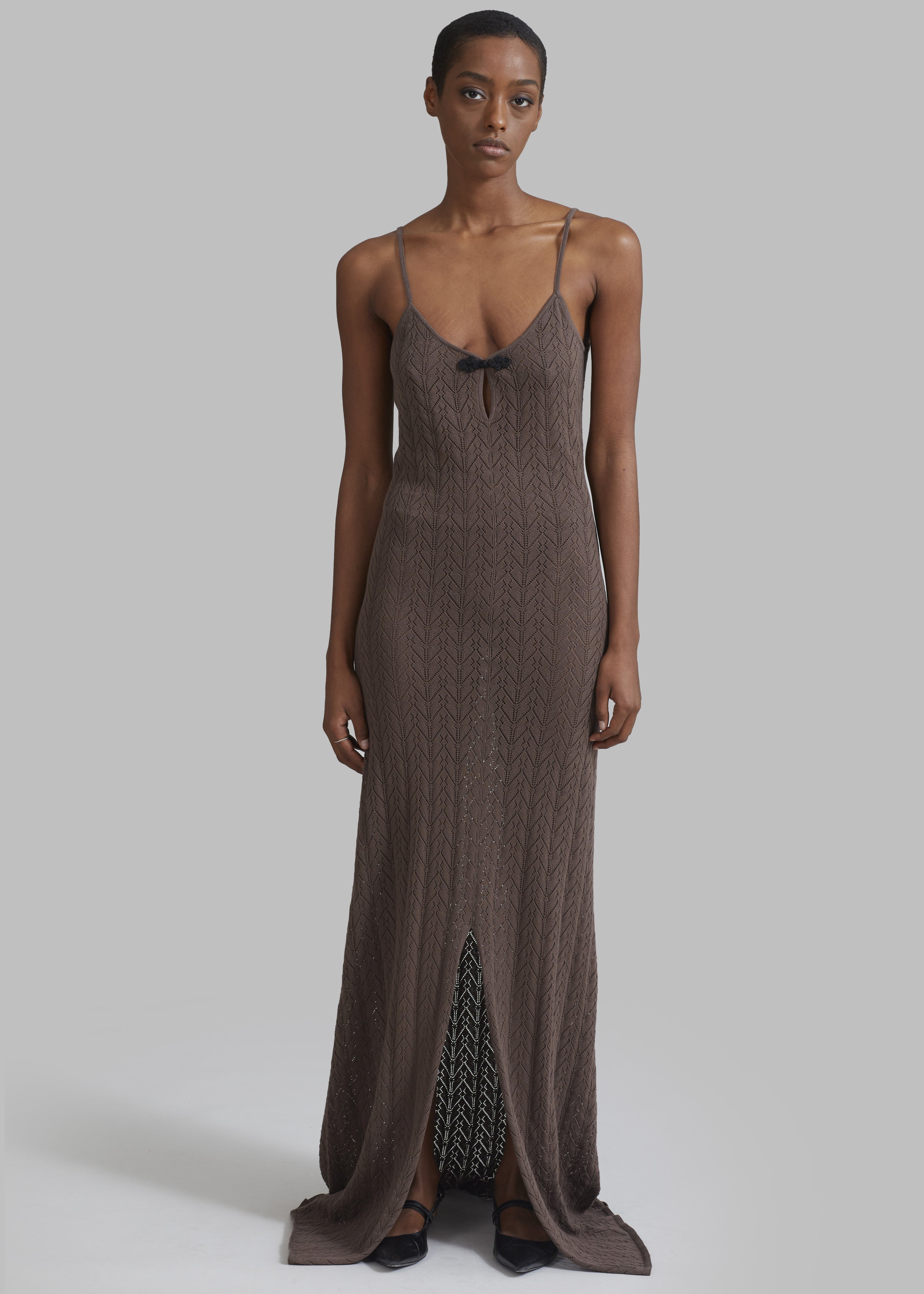 The Garment Tanzania Slip Dress - Espresso - 5