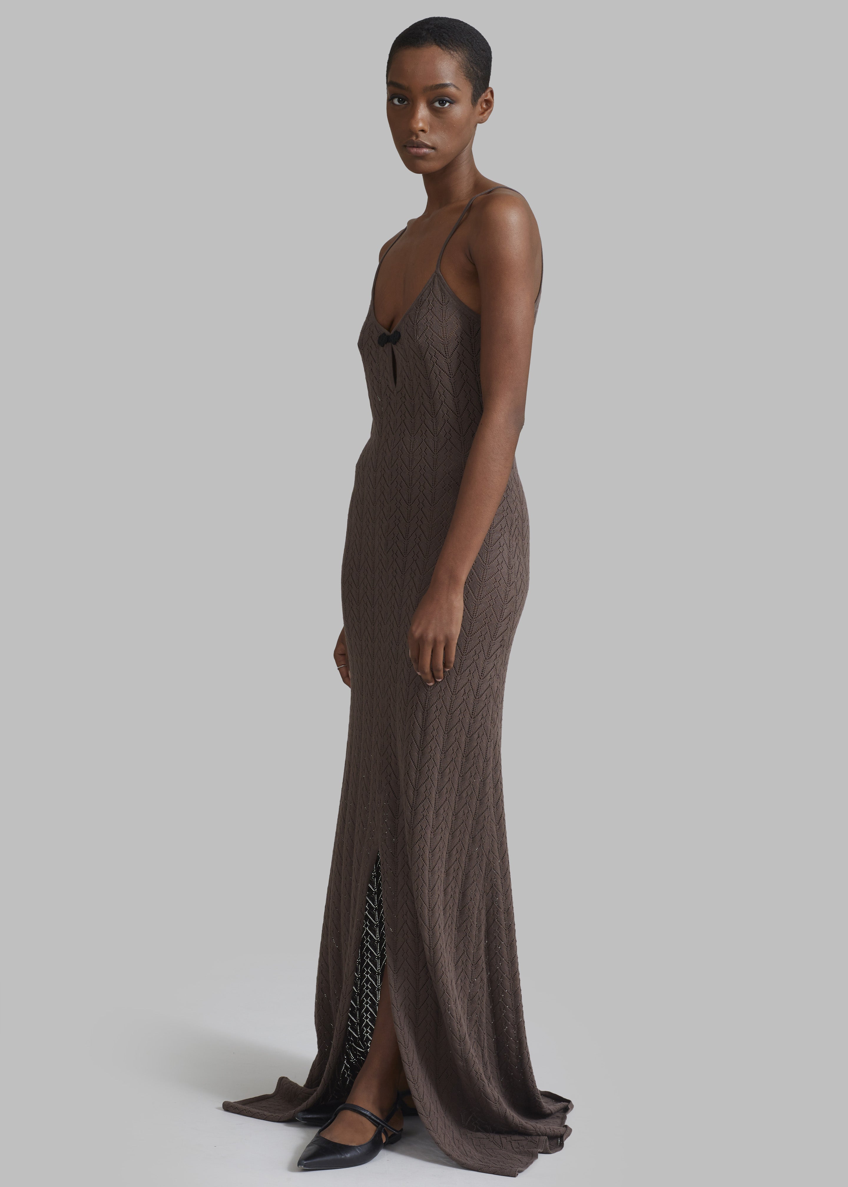 The Garment Tanzania Slip Dress - Espresso - 3