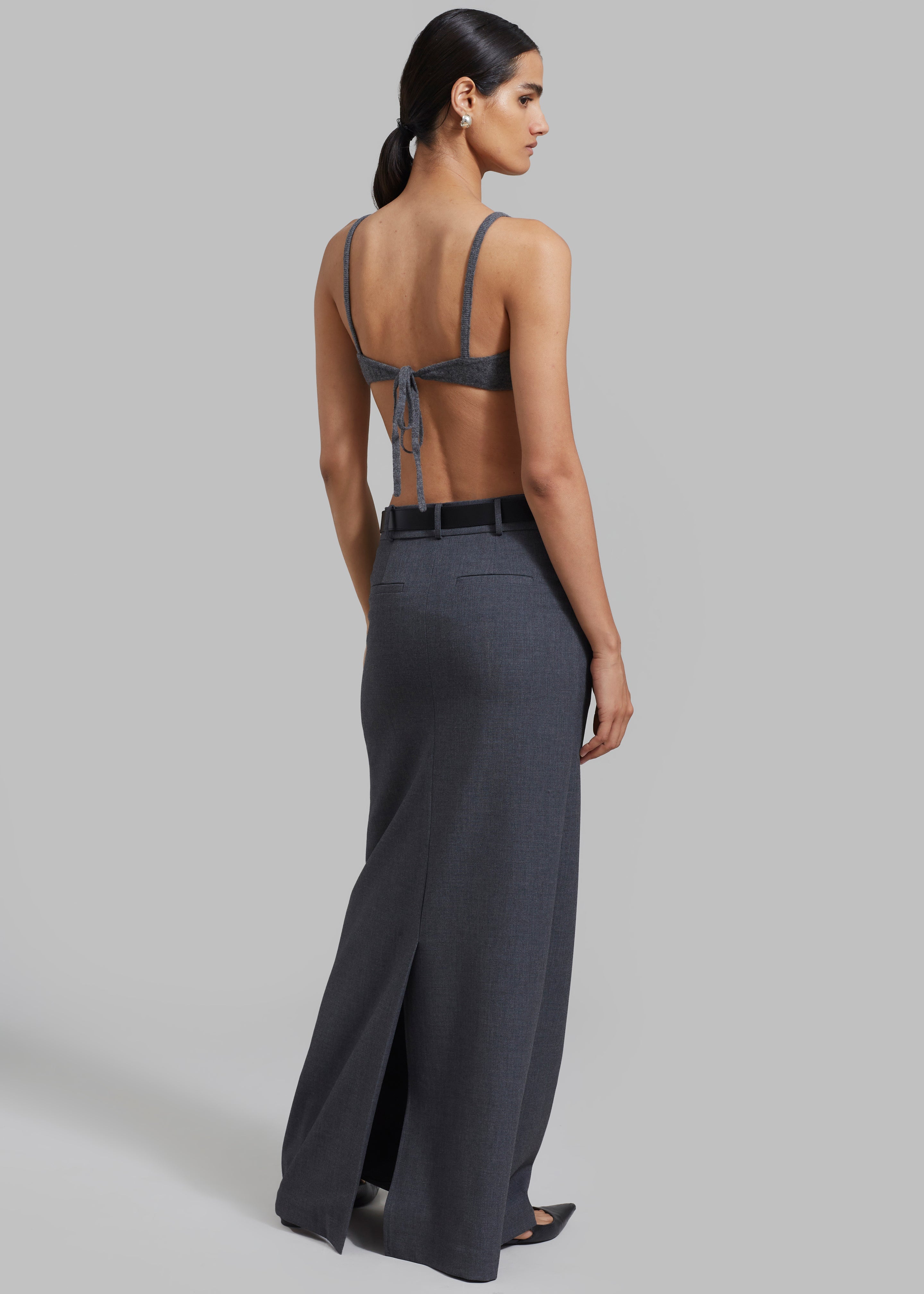 The Garment Como Bra Top - Grey Melange - 3