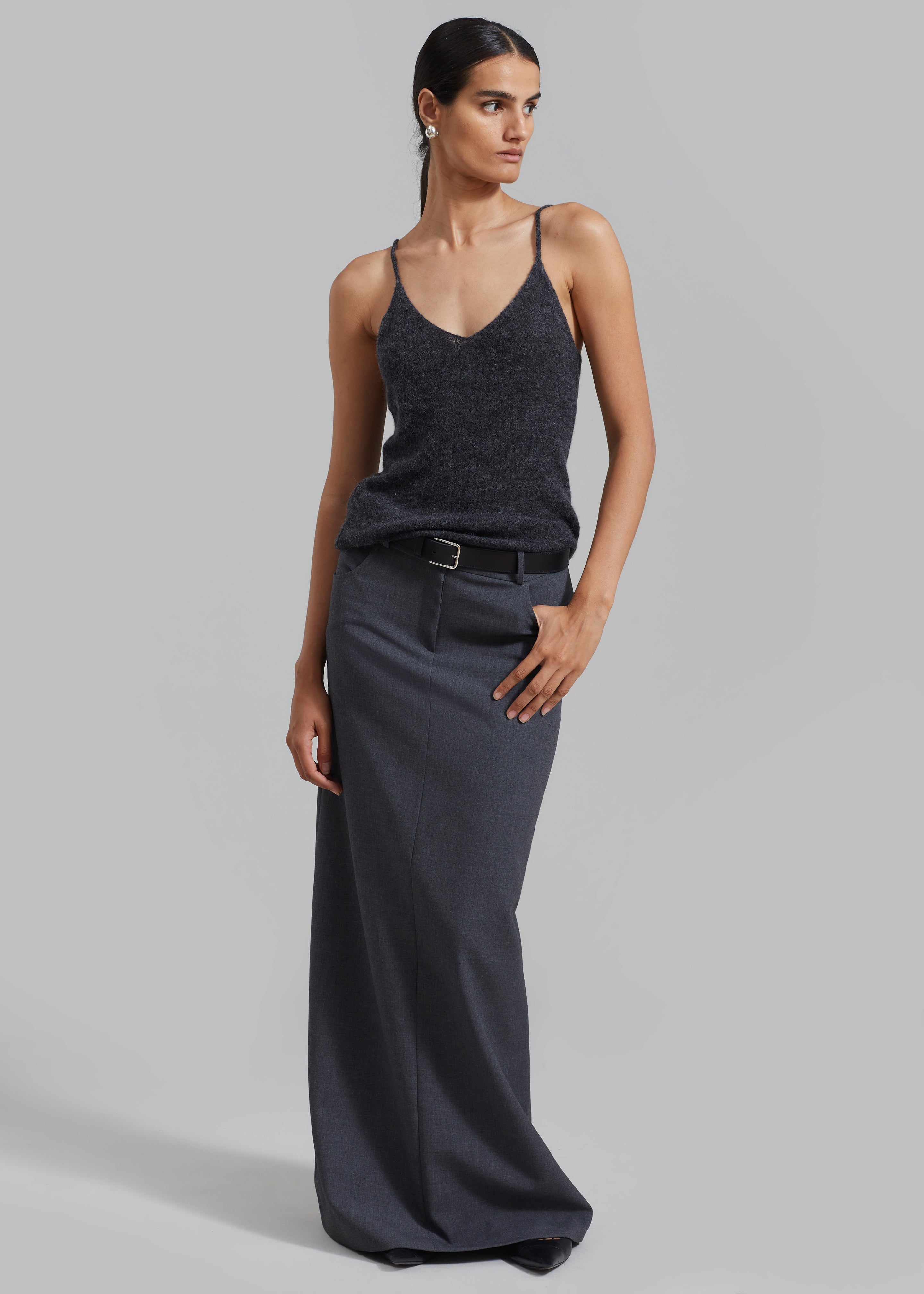 The Garment Verbier Tank Top - Grey Melange - 1