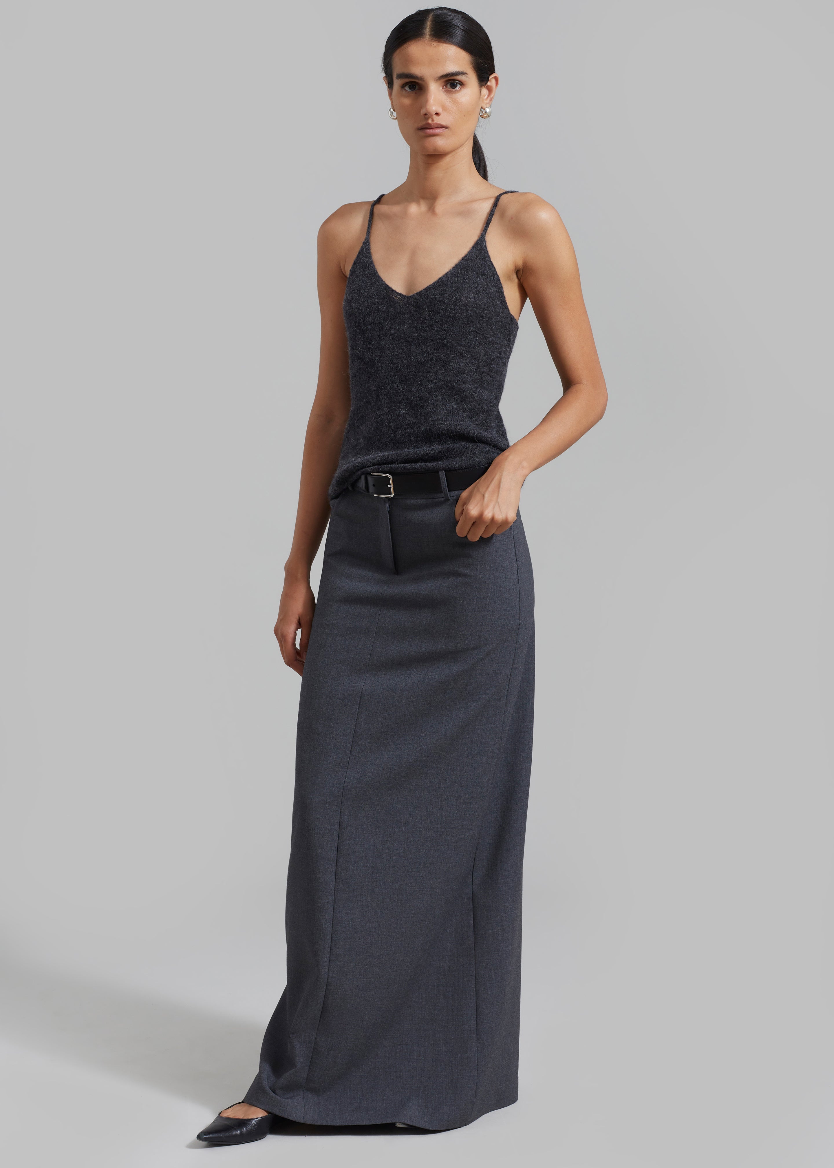 The Garment Verbier Tank Top - Grey Melange - 3