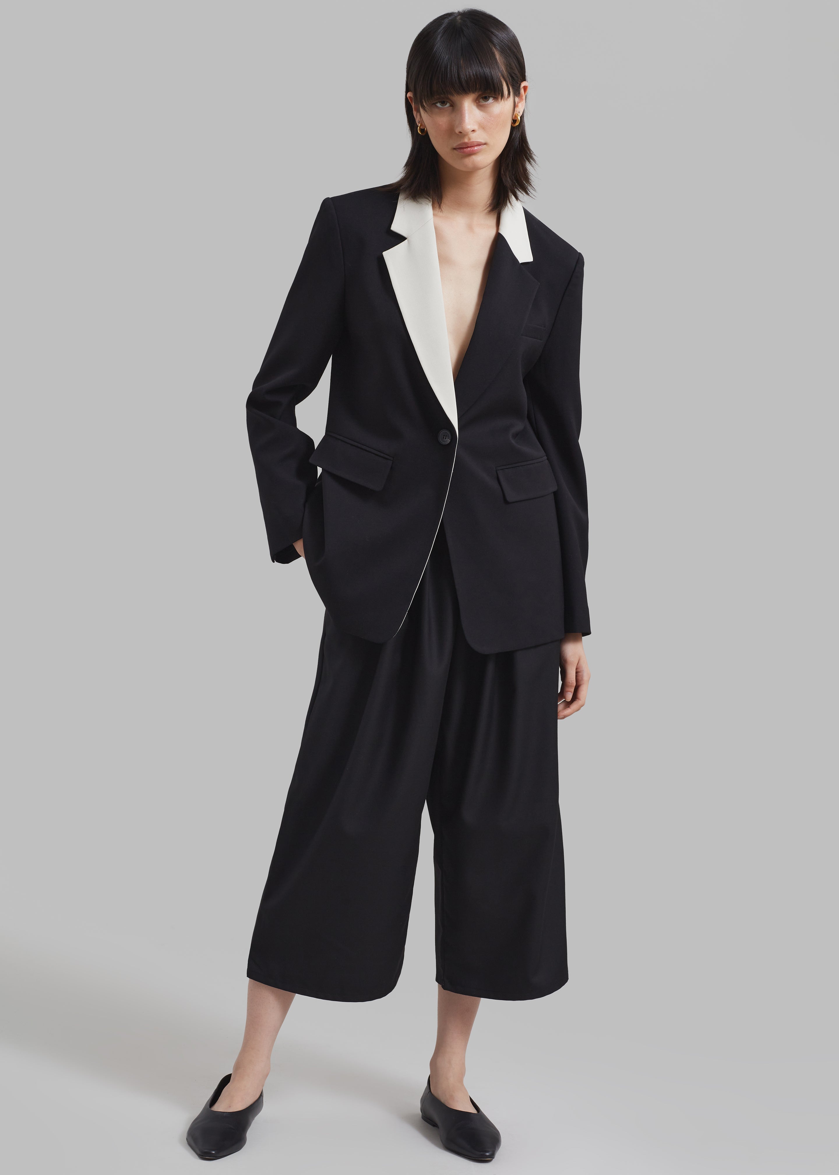 Turner Cropped Boxer Pants - Black - 6
