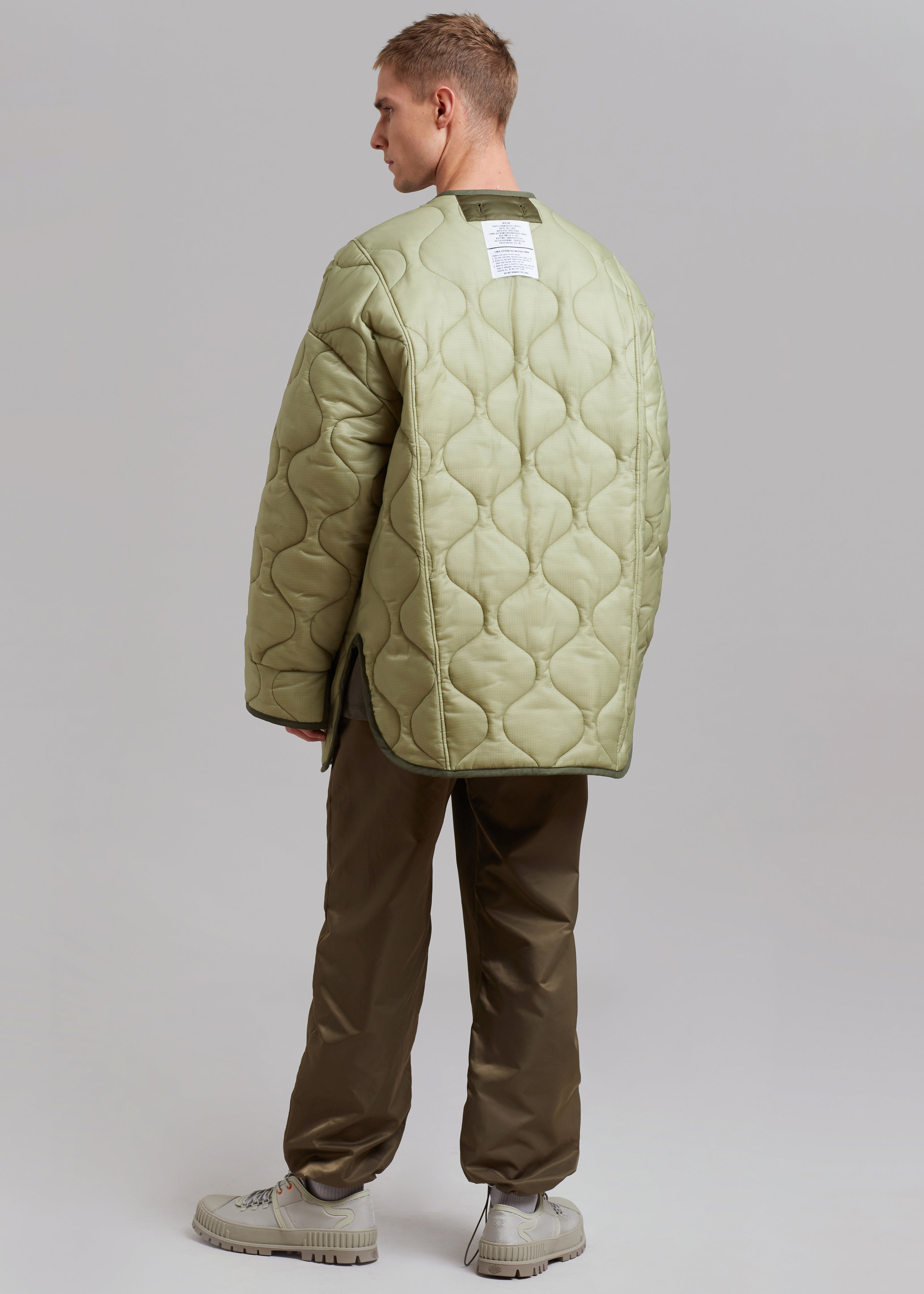 Ted Quilted Jacket - Moss Green - 10