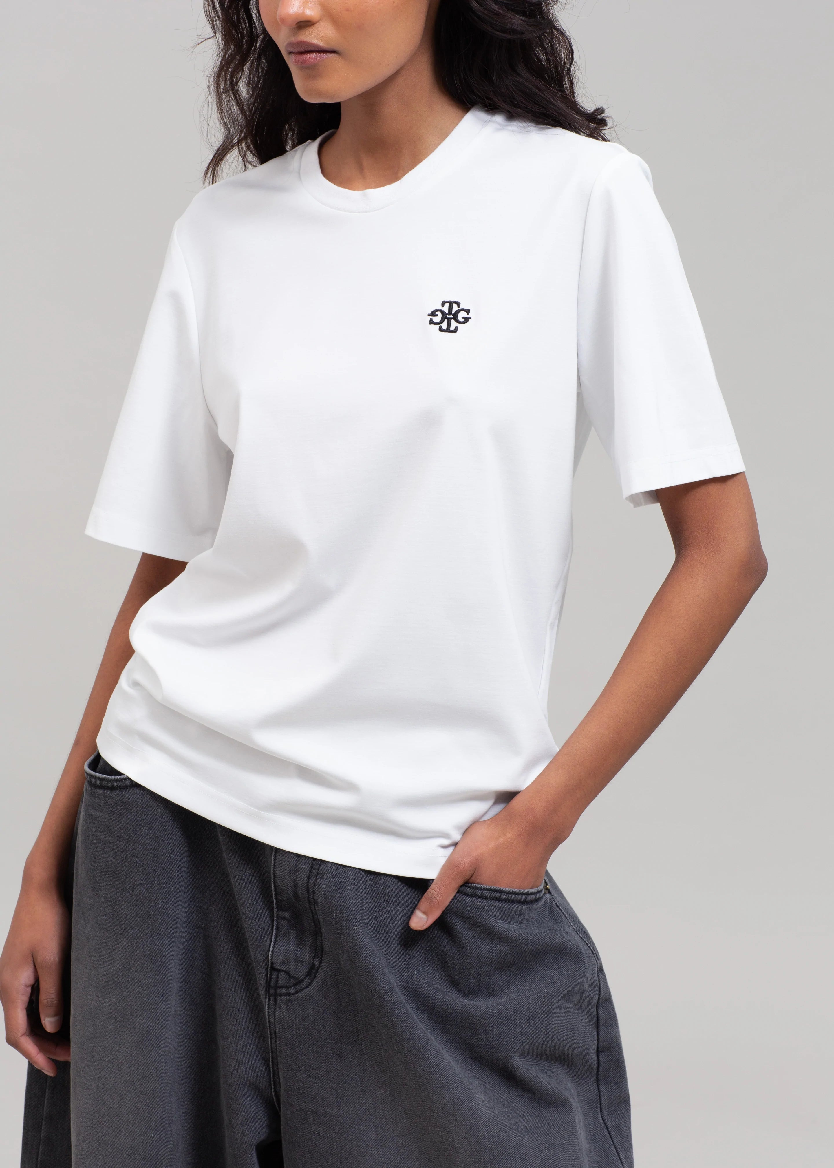 The Garment Logo Tee - White - 2