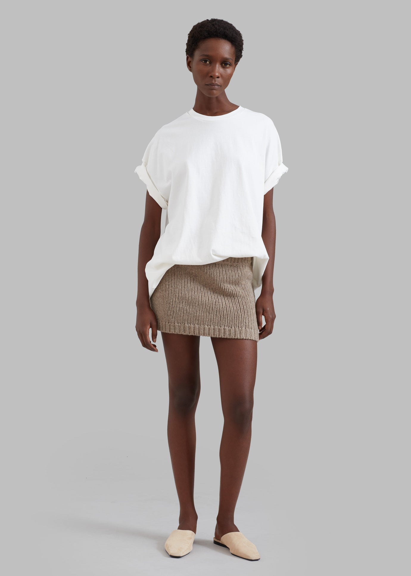 The Garment Canada Mini Skirt - Hazelnut