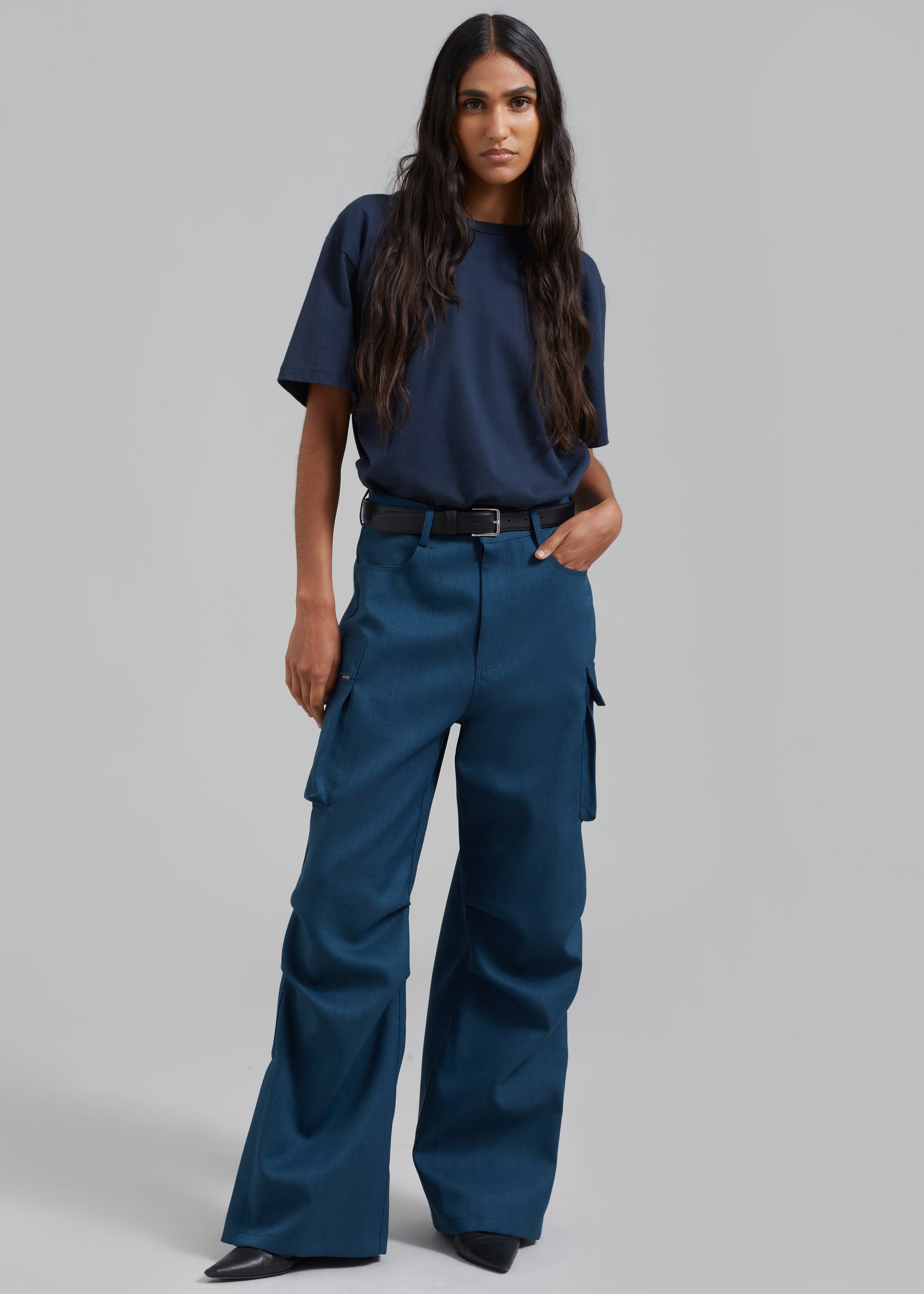 Valo Cargo Pants - Navy - 4