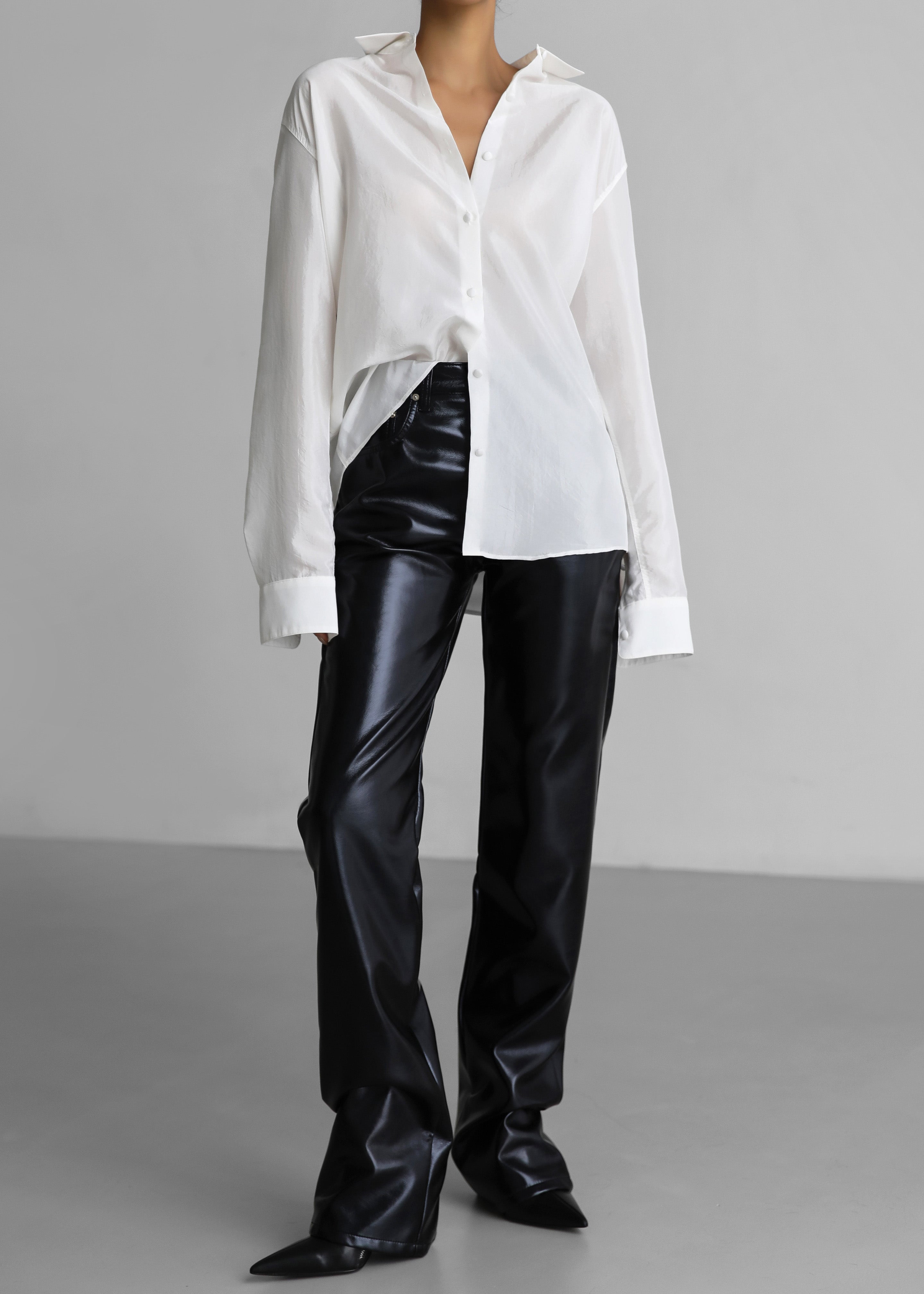 Victoria Silky Blouse - Ivory - 10