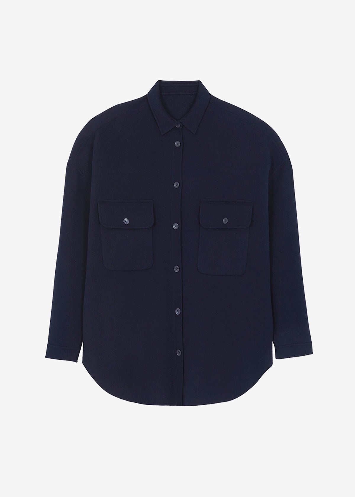 Dallas Wool Overshirt - Navy - 15