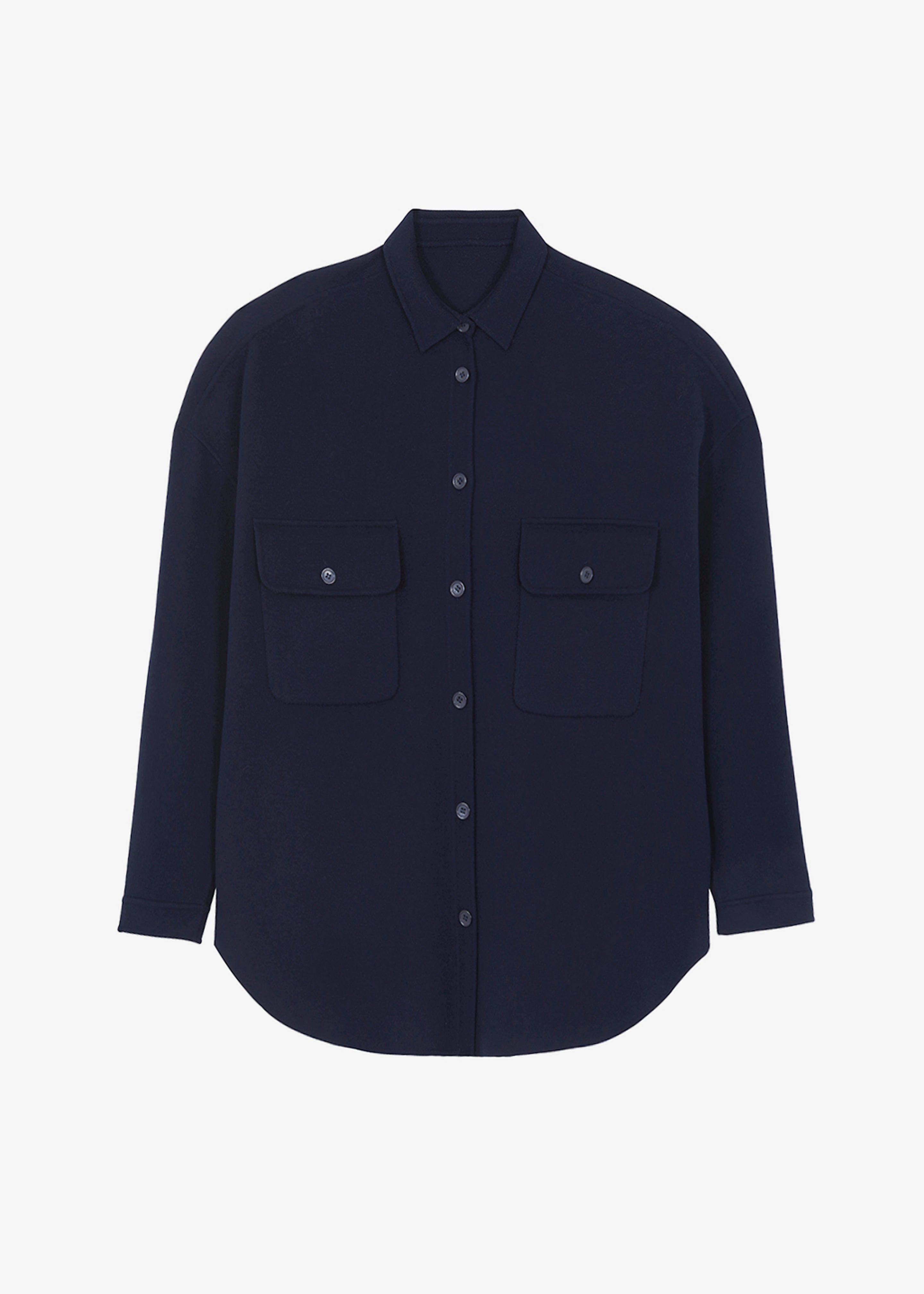 Dallas Wool Overshirt - Navy - 15