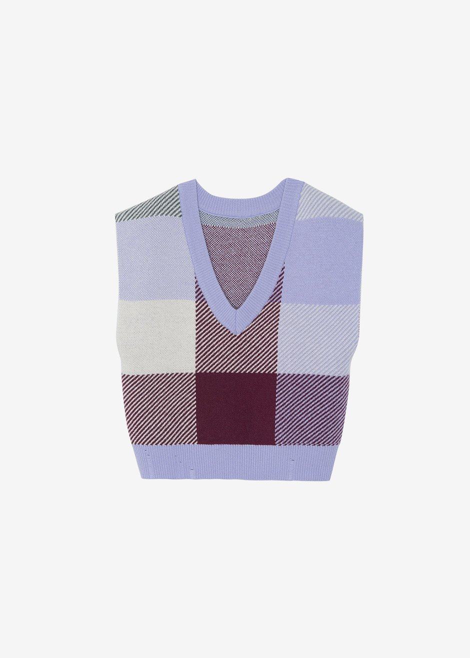 Akita Knit Vest - Lavender - 6