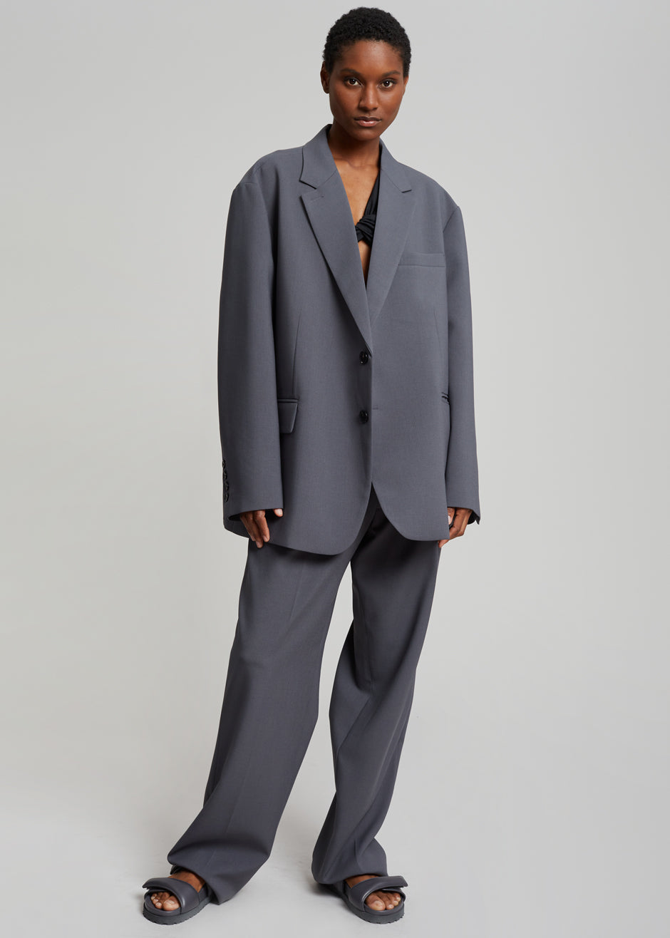 Bea Blazer - Charcoal - 4