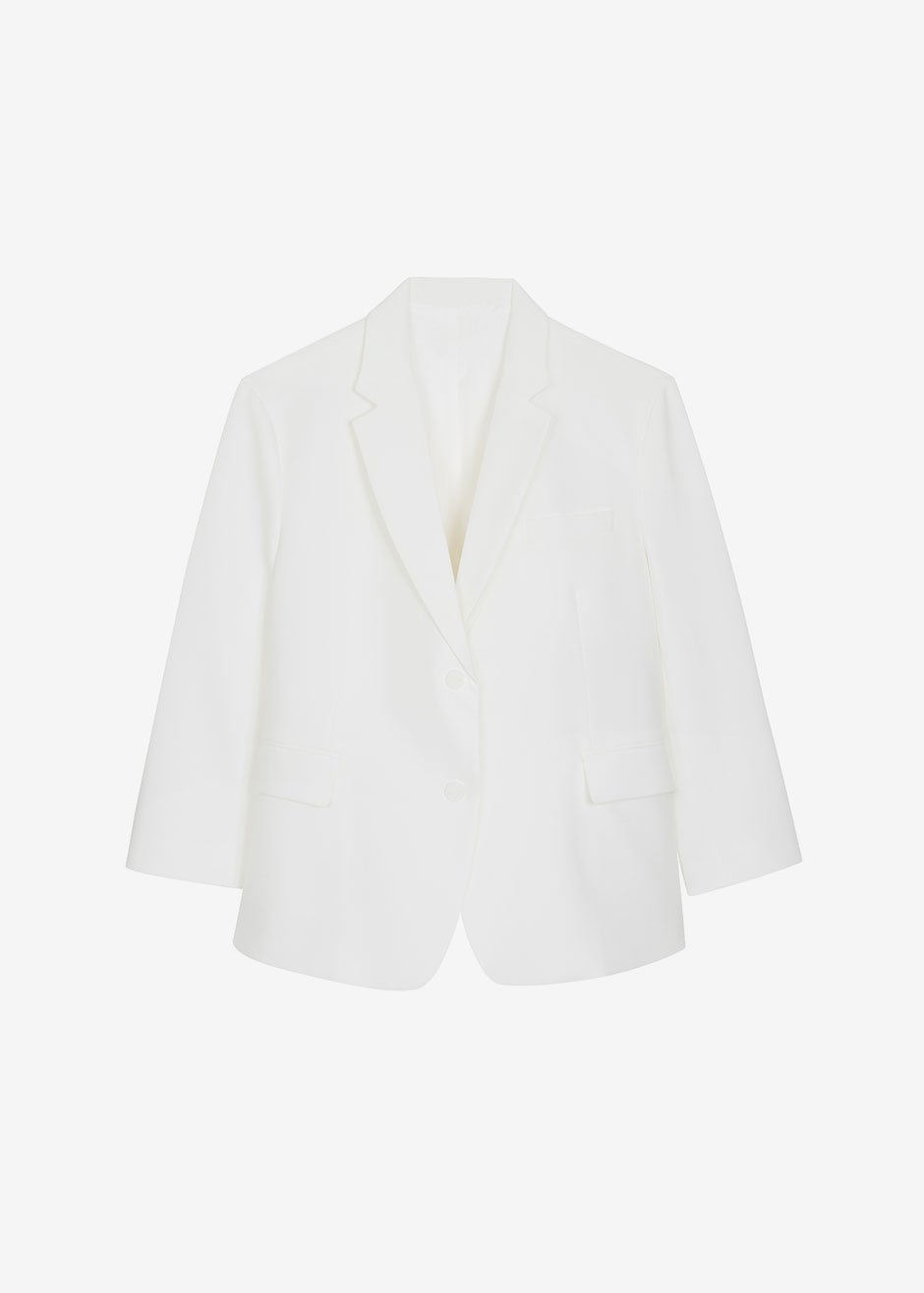 Bea Blazer - White - 9