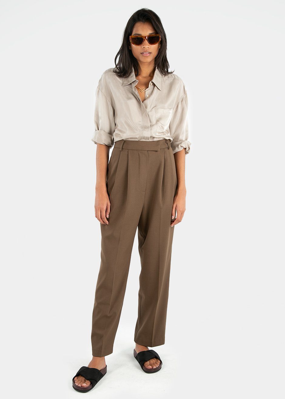 Bea Suit Pants - Chocolate - 7