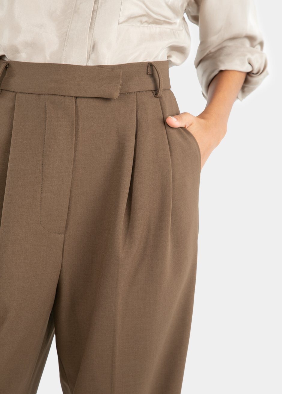 Bea Suit Pants - Chocolate - 8