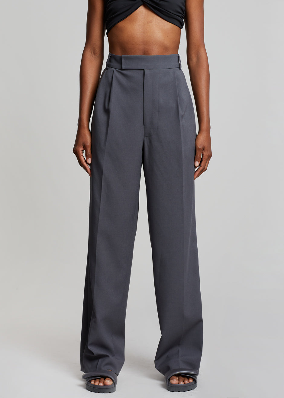 Bea Suit Pants - Charcoal - 4