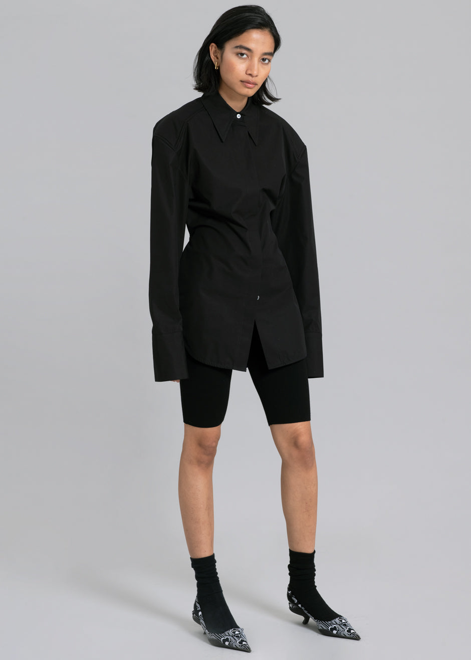 Bec Padded Shirt - Black - 3