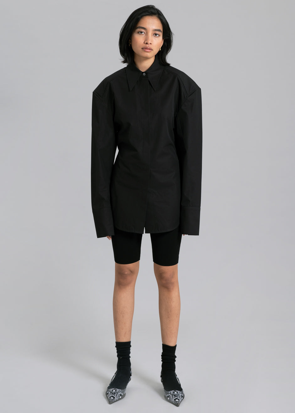 Bec Padded Shirt - Black - 5