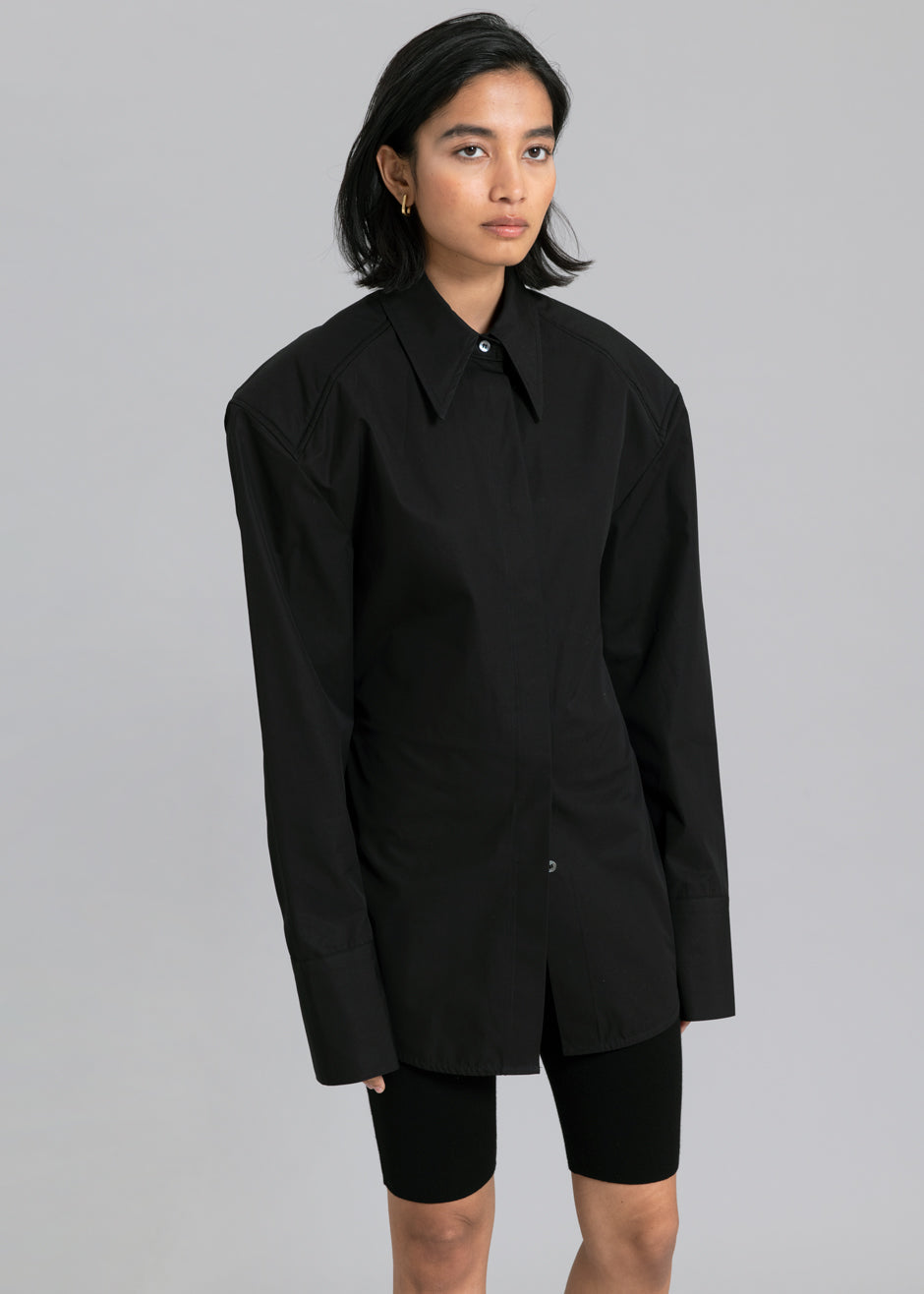 Bec Padded Shirt - Black - 4