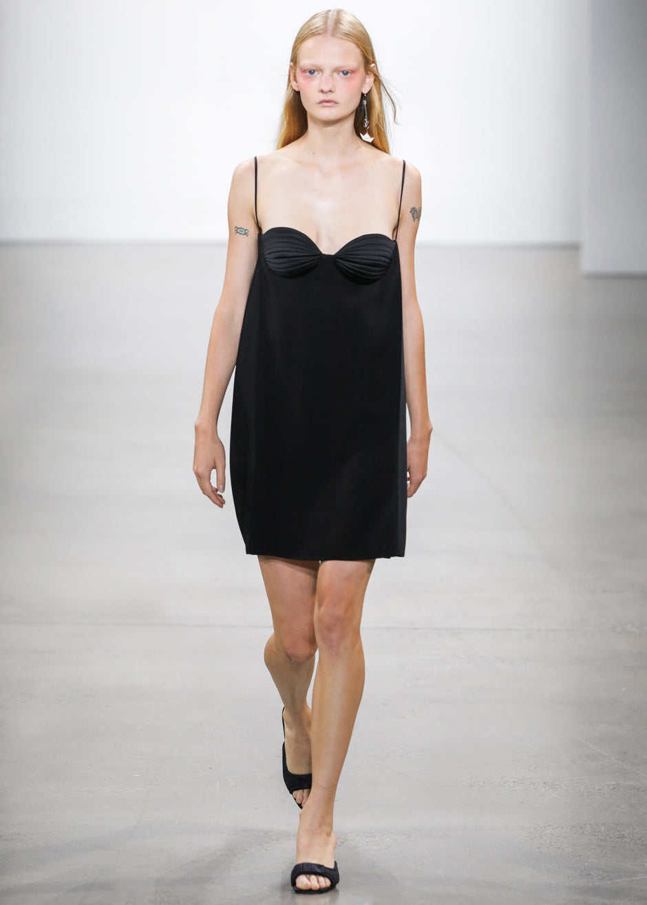 Bevza Mini Seashell Cups Dress - Black - 2