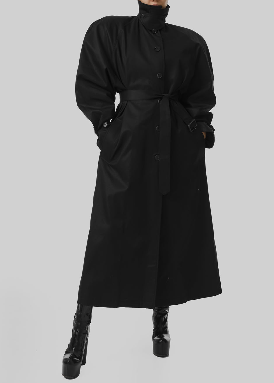 Decima Trench Coat - Black - 15