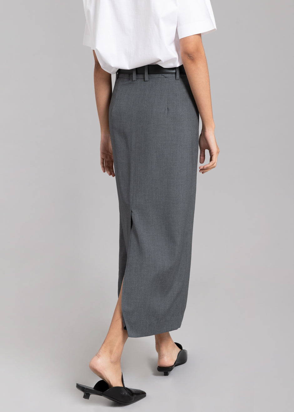 Eli Pencil Skirt - Charcoal - 12