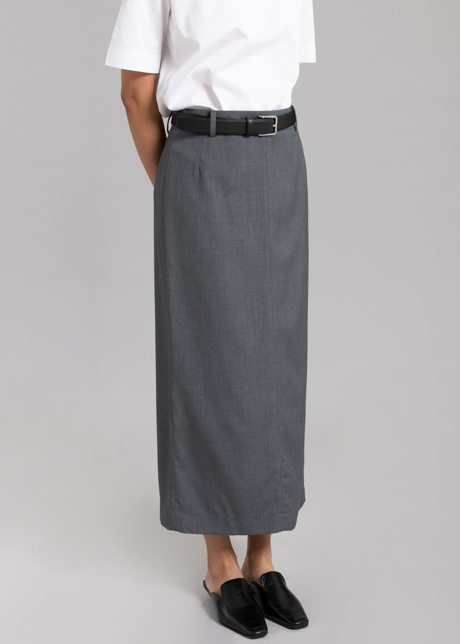 Eli Pencil Skirt - Charcoal - 4