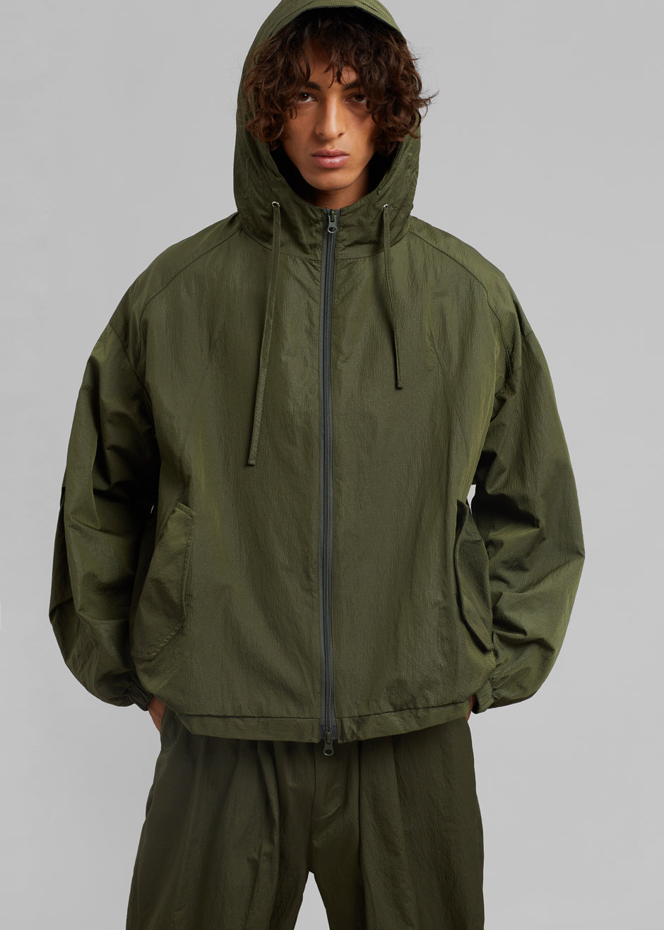 Elze Tracksuit Jacket - Olive - 3