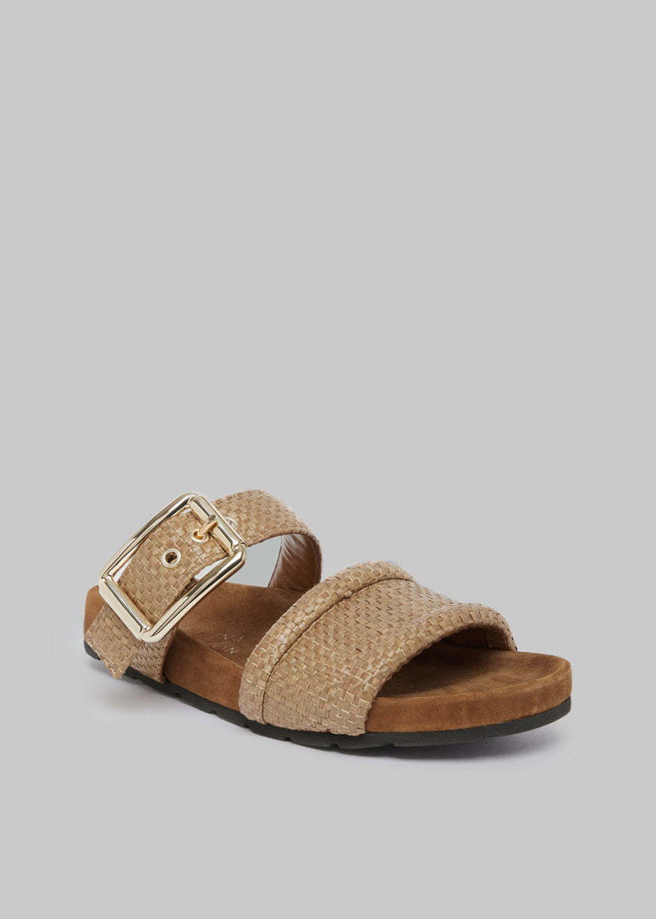 Bettina Vermillon Charlie Sandals - Linen - 3