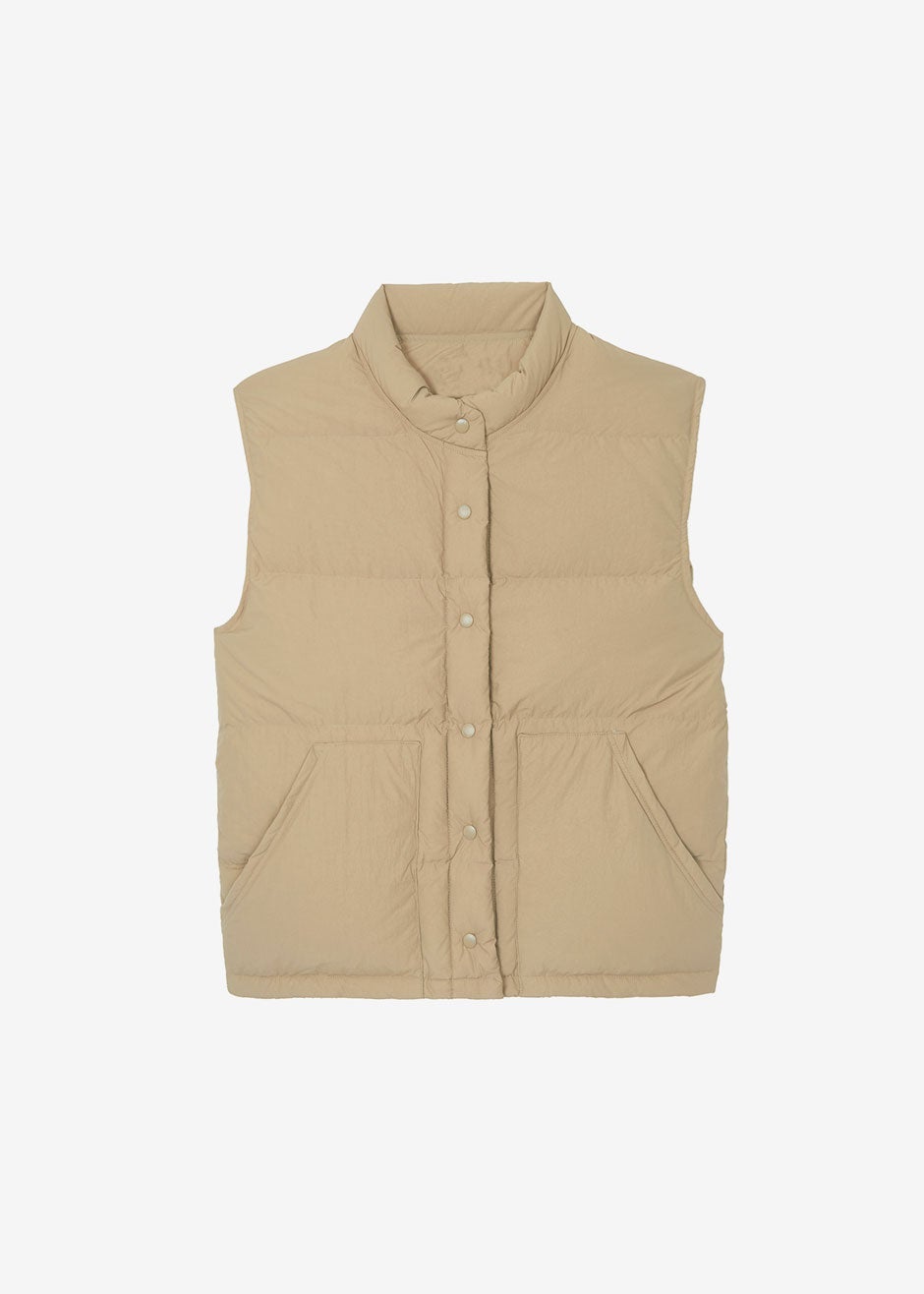 Fana Puffer Vest - Latte - 6