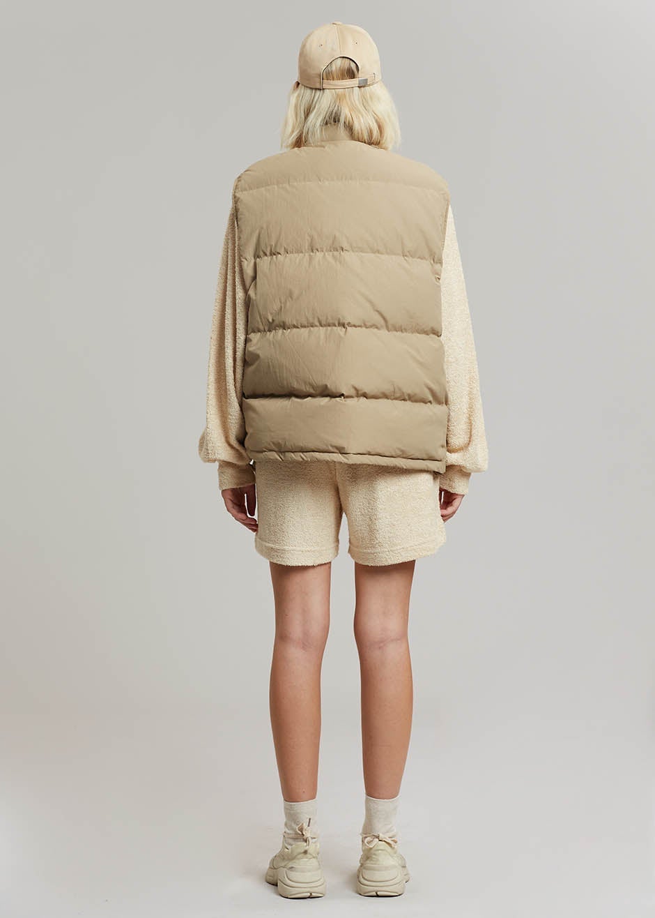 Fana Puffer Vest - Latte - 5
