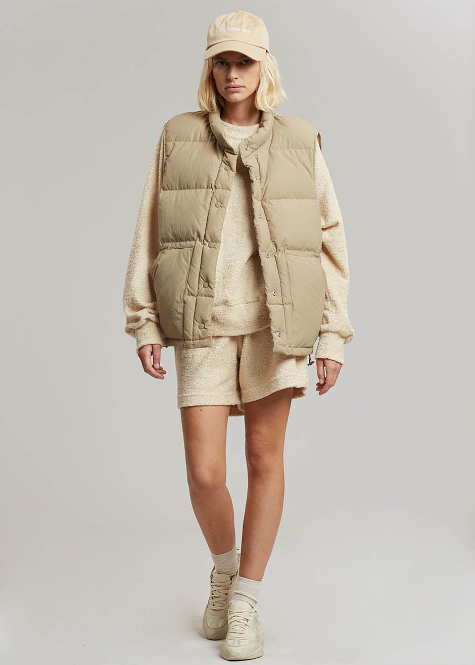 Fana Puffer Vest - Latte - 3