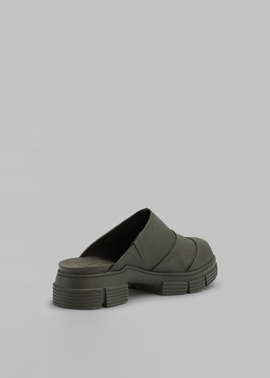 GANNI Recycled Rubber Mules - Kalamata - 3