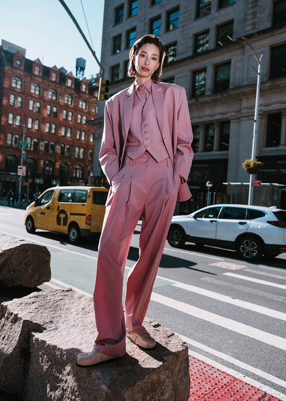 Gelso Oversized Blazer - Rose - 3