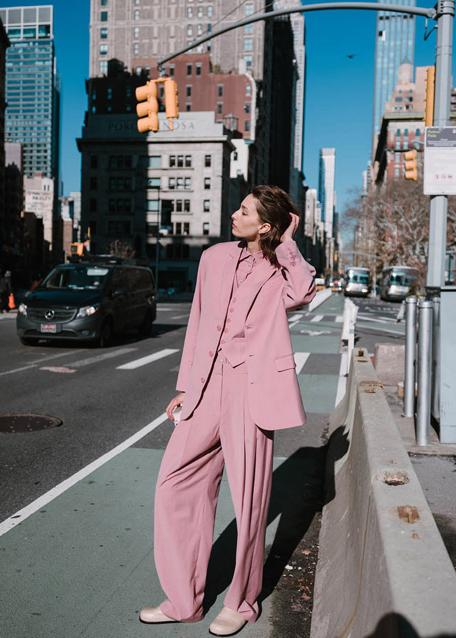 Gelso Oversized Blazer - Rose - 8