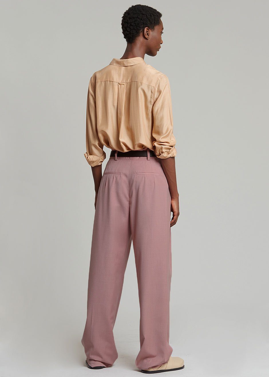 Gelso Pleated Trousers - Rose - 9