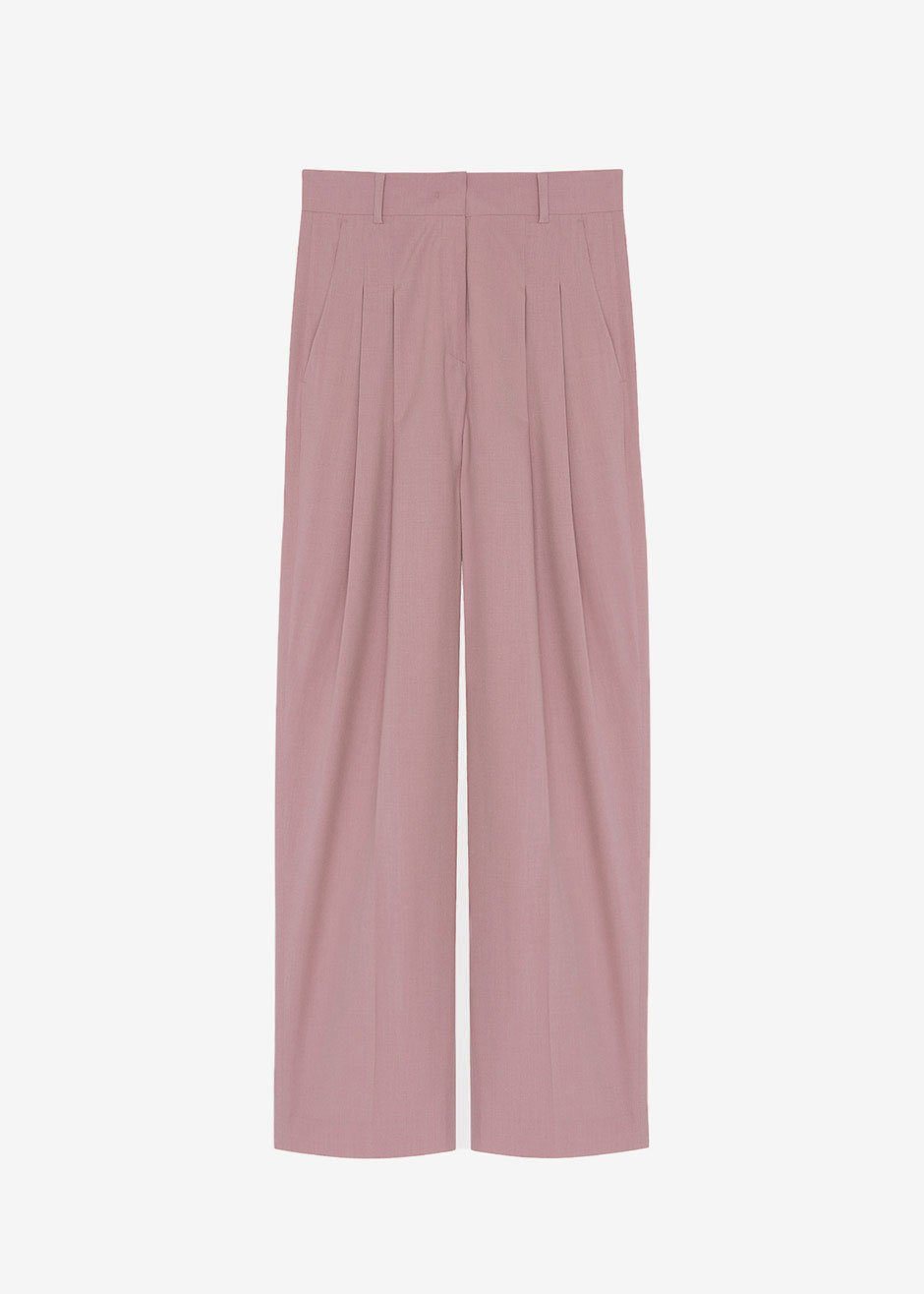 Gelso Pleated Trousers - Rose - 10