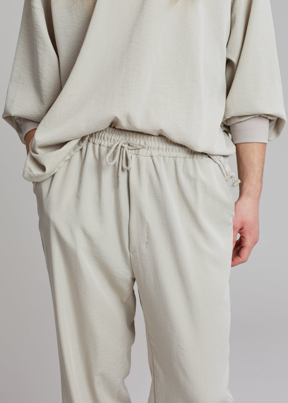 Geoff String Jogger - Oyster - 3