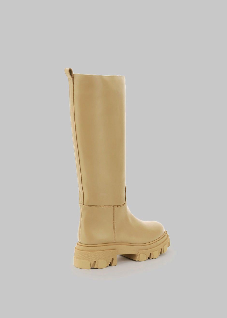 GIA x Pernille Tubular Combat Boots - Cappuccino - 6