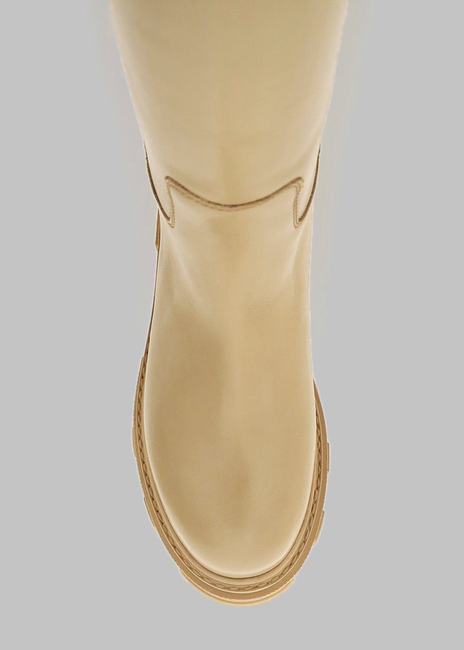 GIA x Pernille Tubular Combat Boots - Cappuccino - 5