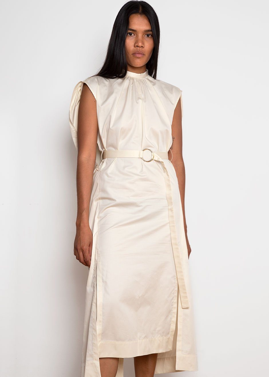 Eudon Choi Grace Dress - Cream - 7