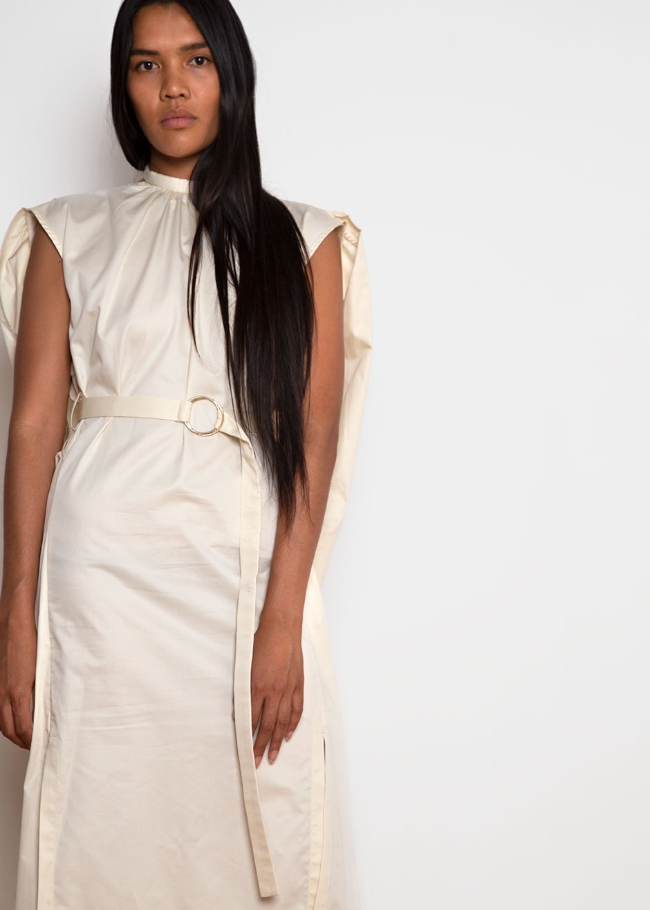 Eudon Choi Grace Dress - Cream - 2