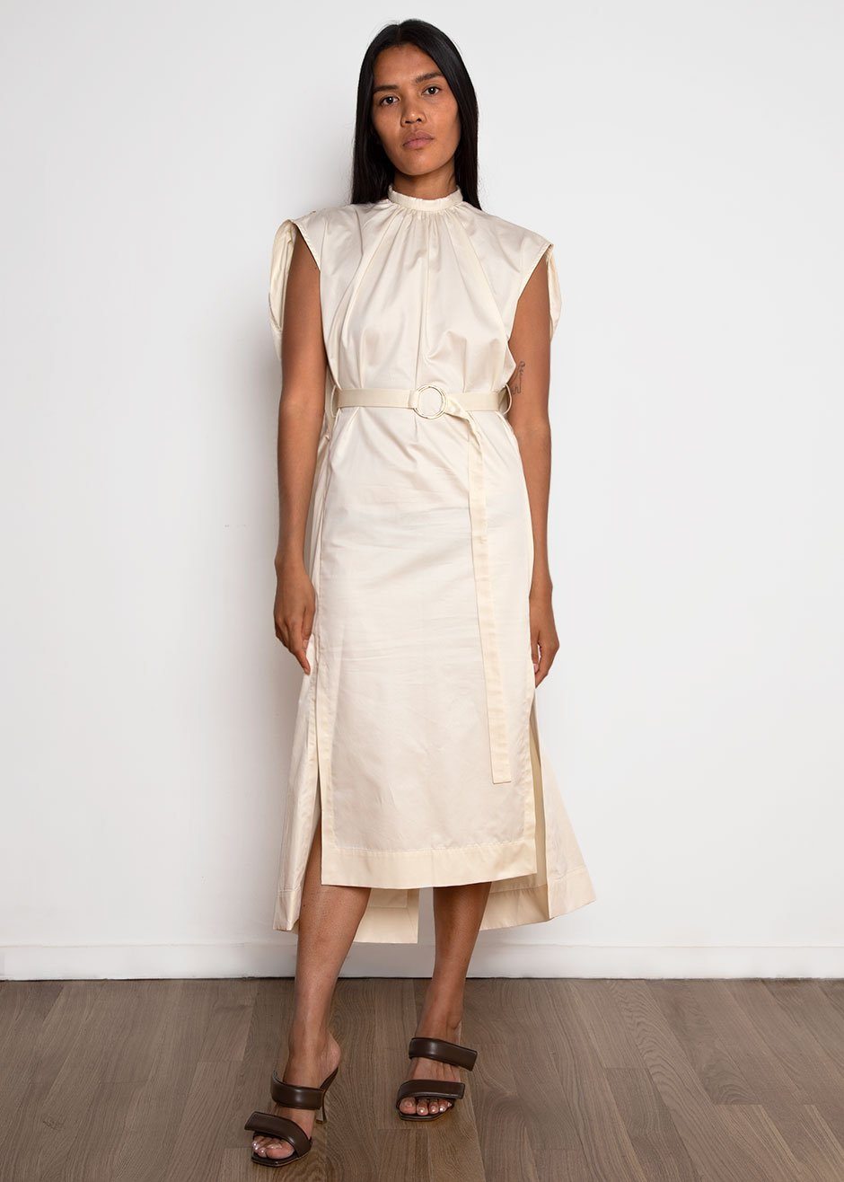 Eudon Choi Grace Dress - Cream - 1