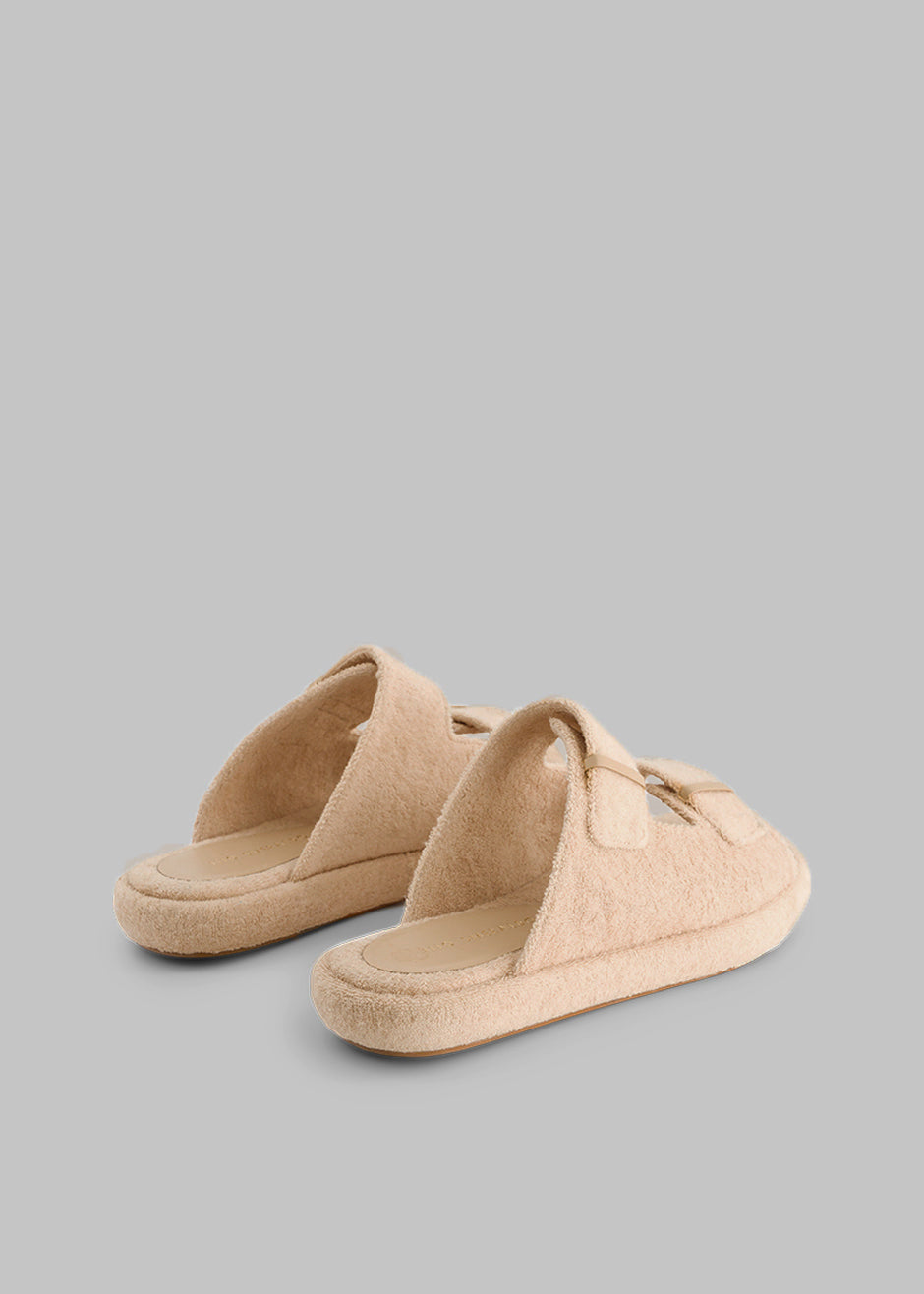 Ilio Smeraldo x TFS Terrycloth Chunky Sandal - Sand - 7