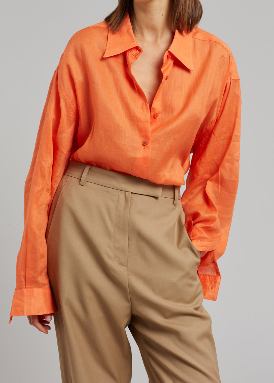Irina Slit Pants - Camel - 8