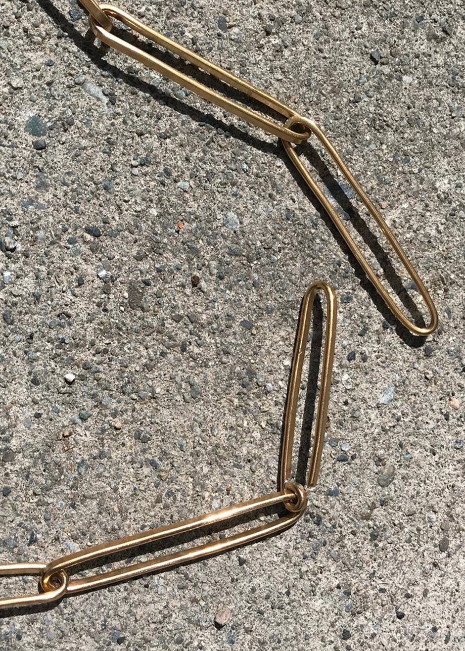 Fay Andrada Jono Chain Necklace - Brass - 4