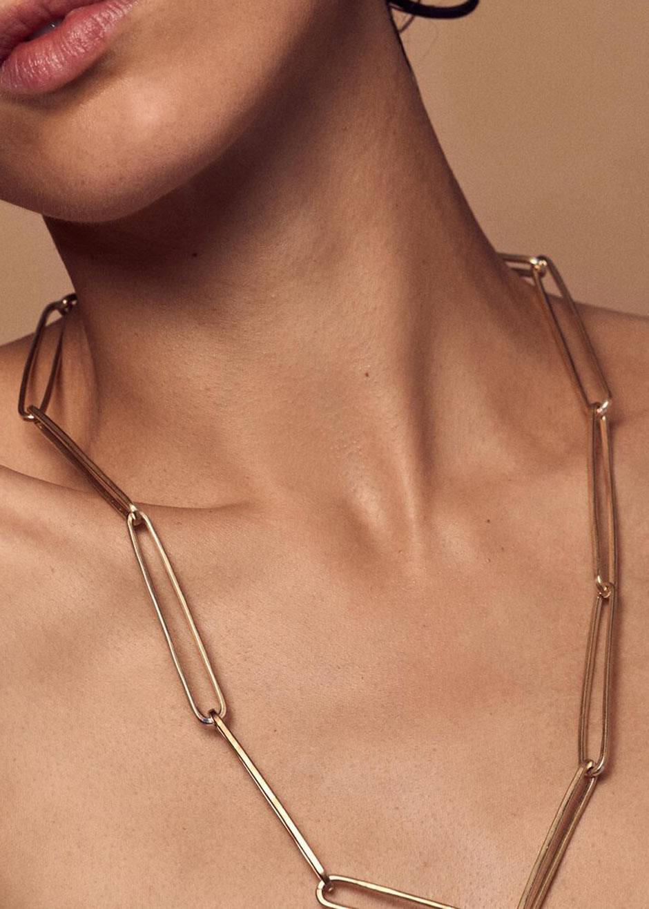 Fay Andrada Jono Chain Necklace - Brass - 2